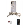 MARSİLYAN™- iPhone 13 Pro Max Kılıf Eksen Özel Seri - Siyah 3D Antistatik Hayalet Cam Ekran Koruyucu + Pers Alüminyum Kamera Lens - KI
