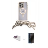 MARSİLYAN™- iPhone 13 Pro Max Kılıf Eksen Özel Seri - Siyah 3D Antistatik Hayalet Cam Ekran Koruyucu + Pers Alüminyum Kamera Lens - GI