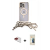 MARSİLYAN™- iPhone 13 Pro Max Kılıf Eksen Özel Seri - Siyah 6D Mat Seramik Hayalet Nano Ekran Koruyucu + Pers Alüminyum Kamera Lens - KI