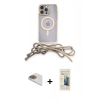 MARSİLYAN™- iPhone 13 Pro Max Kılıf Eksen Özel Seri - Siyah 6D Mat Seramik Hayalet Nano Ekran Koruyucu + Pers Alüminyum Kamera Lens - GD