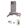 MARSİLYAN™- iPhone 13 Pro Max Kılıf Eksen Özel Seri - Siyah 6D Mat Seramik Hayalet Nano Ekran Koruyucu + Pers Alüminyum Kamera Lens - GD