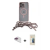 MARSİLYAN™- iPhone 13 Pro Max Kılıf Eksen Özel Seri - Siyah 6D Mat Seramik Hayalet Nano Ekran Koruyucu + Pers Alüminyum Kamera Lens - GI