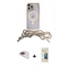 MARSİLYAN™- iPhone 13 Pro Max Kılıf Eksen Özel Seri - Siyah 6D Mat Seramik Hayalet Nano Ekran Koruyucu + Pers Alüminyum Kamera Lens - GI