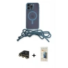 MARSİLYAN™- iPhone 13 Pro Max Kılıf Eksen Özel Seri - Siyah 6D Mat Seramik Hayalet Nano Ekran Koruyucu + Raze Metal Kamera Lens - GD