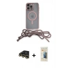 MARSİLYAN™- iPhone 13 Pro Max Kılıf Eksen Özel Seri - Siyah 6D Mat Seramik Hayalet Nano Ekran Koruyucu + Raze Metal Kamera Lens - GD