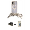 MARSİLYAN™- iPhone 13 Pro Max Kılıf Eksen Özel Seri - Siyah 6D Mat Seramik Hayalet Nano Ekran Koruyucu + Raze Metal Kamera Lens - GD