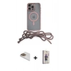 MARSİLYAN™- iPhone 13 Pro Max Kılıf Eksen Özel Seri - Siyah Bilvis 3D Cam Ekran Koruyucu + Pers Alüminyum Kamera Lens - GD