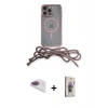 MARSİLYAN™- iPhone 13 Pro Max Kılıf Eksen Özel Seri - Siyah Bilvis 3D Cam Ekran Koruyucu + Pers Alüminyum Kamera Lens - GI
