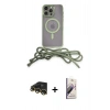 MARSİLYAN™- iPhone 13 Pro Max Kılıf Eksen Özel Seri - Siyah Bilvis 3D Mat Cam Ekran Koruyucu + Raze Metal Kamera Lens - GD