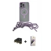 MARSİLYAN™- iPhone 13 Pro Max Kılıf Eksen Özel Seri - Siyah Bilvis 3D Mat Cam Ekran Koruyucu + Raze Metal Kamera Lens - GD