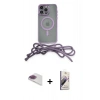 MARSİLYAN™- iPhone 13 Pro Max Kılıf Eksen Özel Seri - Siyah Bilvis 3D Mat Cam Ekran Koruyucu + Pers Alüminyum Kamera Lens - GI