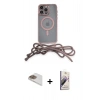 MARSİLYAN™- iPhone 13 Pro Max Kılıf Eksen Özel Seri - Siyah Bilvis 3D Mat Cam Ekran Koruyucu + Pers Alüminyum Kamera Lens - GD