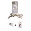 MARSİLYAN™- iPhone 13 Pro Max Kılıf Eksen Özel Seri - Siyah Bilvis 3D Mat Cam Ekran Koruyucu + Pers Alüminyum Kamera Lens - GD
