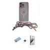 MARSİLYAN™- iPhone 13 Pro Max Kılıf Eksen Özel Seri - Siyah Bilvis 3D Mat Cam Ekran Koruyucu + Shine Kamera Lens Koruma Cam - MI