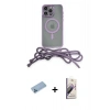MARSİLYAN™- iPhone 13 Pro Max Kılıf Eksen Özel Seri - Siyah Bilvis 3D Mat Cam Ekran Koruyucu + Shine Kamera Lens Koruma Cam - MI