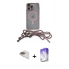 MARSİLYAN™- iPhone 13 Pro Max Kılıf Eksen Özel Seri - Siyah Bilvis 5in1 3D Magic Cam Ekran Koruyucu + Pers Alüminyum Kamera Lens - GD
