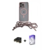 MARSİLYAN™- iPhone 13 Pro Max Kılıf Eksen Özel Seri - Siyah Bilvis 5in1 3D Magic Cam Ekran Koruyucu + Raze Metal Kamera Lens - GD