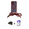 MARSİLYAN™- iPhone 13 Pro Max Kılıf Eksen Özel Seri - Siyah Bilvis 5in1 3D Magic Cam Ekran Koruyucu + Raze Metal Kamera Lens - GD