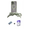 MARSİLYAN™- iPhone 13 Pro Max Kılıf Eksen Özel Seri - Siyah Bilvis 5in1 3D Magic Cam Ekran Koruyucu + Shine Kamera Lens Koruma Cam - PE