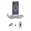 MARSİLYAN™- iPhone 13 Pro Max Kılıf Eksen Özel Seri - Siyah Bilvis Hayalet Cam Ekran Koruyucu + Shine Kamera Lens Koruma Cam - GI