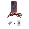 MARSİLYAN™- iPhone 13 Pro Max Kılıf Eksen Özel Seri - Siyah Bilvis Hayalet Cam Ekran Koruyucu + Shine Kamera Lens Koruma Cam - GI