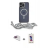 MARSİLYAN™- iPhone 13 Pro Max Kılıf Eksen Özel Seri - Siyah Joko 5D Cam + Pers Alüminyum Kamera Lens - GI