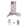 MARSİLYAN™- iPhone 13 Pro Max Kılıf Eksen Özel Seri - Siyah Joko 5D Cam + Shine Kamera Lens - GD