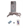 MARSİLYAN™- iPhone 13 Pro Max Kılıf Eksen Özel Seri - Siyah Joko 5D Cam + Shine Kamera Lens Koruma Cam - GI
