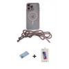 MARSİLYAN™- iPhone 13 Pro Max Kılıf Eksen Özel Seri - Siyah Joko 5D Cam + Shine Kamera Lens Koruma Cam - MI