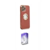 MARSİLYAN™- iPhone 13 Pro Max Kılıf İz Form Serisi - Siyah Bilvis 5in1 3D Magic Cam Ekran Koruyucu