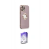 MARSİLYAN™- iPhone 13 Pro Max Kılıf İz Form Serisi - Siyah Bilvis 5in1 3D Magic Cam Ekran Koruyucu