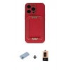 MARSİLYAN™- iPhone 13 Pro Max Kılıf Kozmos Minimal Prime - Şeffaf Maxco Cam Ekran Koruyucu + Shine Kamera Lens Koruma Cam - MI