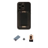 MARSİLYAN™- iPhone 13 Pro Max Kılıf Kozmos Minimal Prime - Şeffaf Maxco Cam Ekran Koruyucu + Metal Kamera Lens Koruma Cam - KI