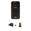 MARSİLYAN™- iPhone 13 Pro Max Kılıf Kozmos Minimal Prime - Şeffaf Maxco Cam Ekran Koruyucu + Raze Metal Kamera Lens - GD
