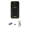 MARSİLYAN™- iPhone 13 Pro Max Kılıf Kozmos Minimal Prime - Şeffaf Pasifik Cam Ekran Koruyucu + Renkli Kamera Lens Koruma Cam - MI