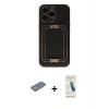 MARSİLYAN™- iPhone 13 Pro Max Kılıf Kozmos Minimal Prime - Şeffaf Pasifik Cam Ekran Koruyucu + Renkli Kamera Lens Koruma Cam - SI