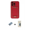 MARSİLYAN™- iPhone 13 Pro Max Kılıf Kozmos Minimal Prime - Siyah 6D Mat Seramik Hayalet Nano Ekran Koruyucu + Shine Kamera Lens Koruma Cam - GI