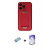 MARSİLYAN™- iPhone 13 Pro Max Kılıf Kozmos Minimal Prime - Siyah Bilvis 5in1 3D Magic Cam Ekran Koruyucu + Shine Kamera Lens Koruma Cam - MI