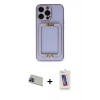 MARSİLYAN™- iPhone 13 Pro Max Kılıf Kozmos Minimal Prime - Siyah Joko 5D Cam + Rainbow Kamera Lens Koruma Cam - MI