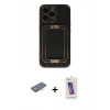 MARSİLYAN™- iPhone 13 Pro Max Kılıf Kozmos Minimal Prime - Siyah Joko 5D Cam + Renkli Kamera Lens Koruma Cam - TU
