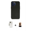 MARSİLYAN™- iPhone 13 Pro Max Kılıf Kozmos Yansıma Özel Seri - Şeffaf Maxco Cam Ekran Koruyucu + Shine Kamera Lens - GD