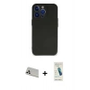 MARSİLYAN™- iPhone 13 Pro Max Kılıf Kozmos Yansıma Özel Seri - Şeffaf Pasifik Cam Ekran Koruyucu + Rainbow Kamera Lens Koruma Cam - BZ