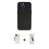 MARSİLYAN™- iPhone 13 Pro Max Kılıf Kozmos Yansıma Özel Seri - Şeffaf Pasifik Cam Ekran Koruyucu + Shine Kamera Lens - GD