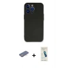 MARSİLYAN™- iPhone 13 Pro Max Kılıf Kozmos Yansıma Özel Seri - Şeffaf Pasifik Cam Ekran Koruyucu + Renkli Kamera Lens Koruma Cam - MI