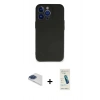 MARSİLYAN™- iPhone 13 Pro Max Kılıf Kozmos Yansıma Özel Seri - Şeffaf Pasifik Cam Ekran Koruyucu + Pers Alüminyum Kamera Lens - LT