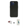 MARSİLYAN™- iPhone 13 Pro Max Kılıf Kozmos Yansıma Özel Seri - Şeffaf Pasifik Cam Ekran Koruyucu + Pers Alüminyum Kamera Lens - KI