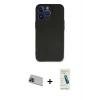 MARSİLYAN™- iPhone 13 Pro Max Kılıf Kozmos Yansıma Özel Seri - Şeffaf Pasifik Cam Ekran Koruyucu + Rainbow Kamera Lens Koruma Cam - MI