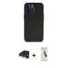 MARSİLYAN™- iPhone 13 Pro Max Kılıf Kozmos Yansıma Özel Seri - Şeffaf Pasifik Cam Ekran Koruyucu + Raze Metal Kamera Lens - GD