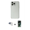 MARSİLYAN™- iPhone 13 Pro Max Kılıf Kutup Doku Koleksiyonu - Şeffaf 360 Full Body Arka Koruyucu + Pers Alüminyum Kamera Lens - LT