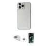 MARSİLYAN™- iPhone 13 Pro Max Kılıf Kutup Doku Koleksiyonu - Şeffaf 360 Full Body Arka Koruyucu + Pers Alüminyum Kamera Lens - GD